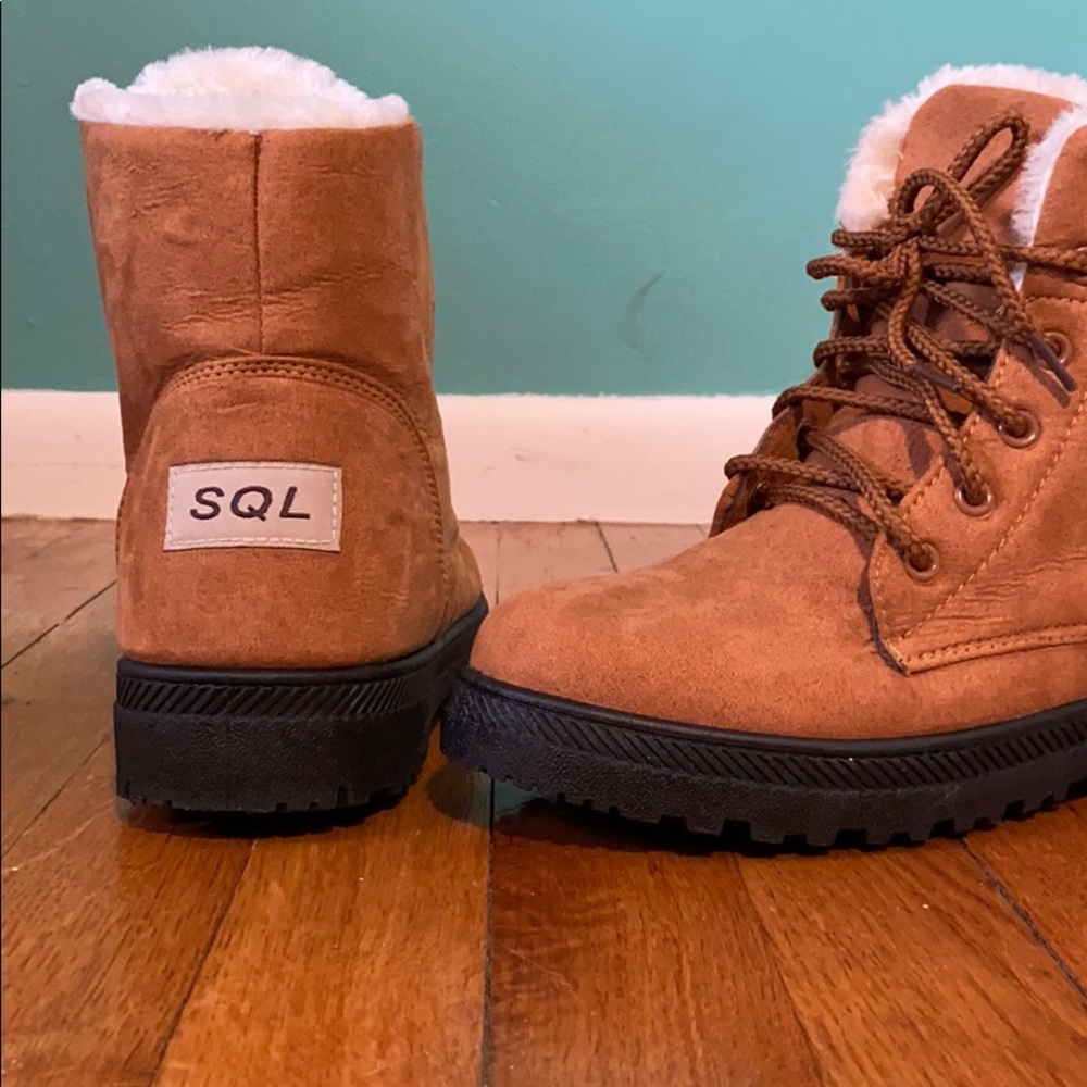 Light Brown SQL Boots - Picture 3 of 3